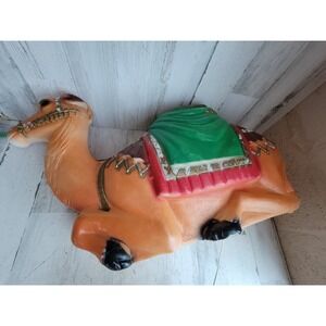 Empire camel blow mold vintage nativity scene lawn Xmas home decor unique